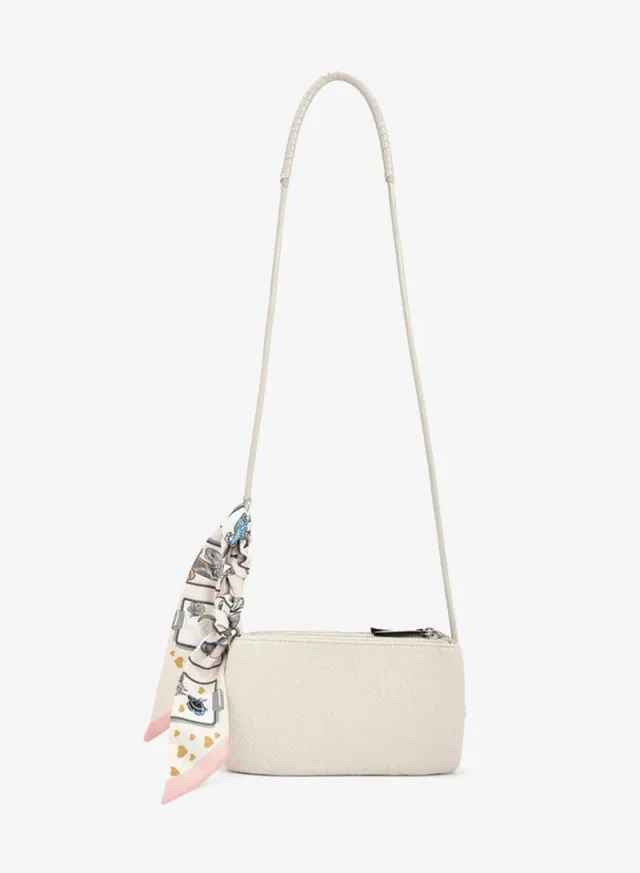 Textured Crossbody Bag BEIGE – image 6