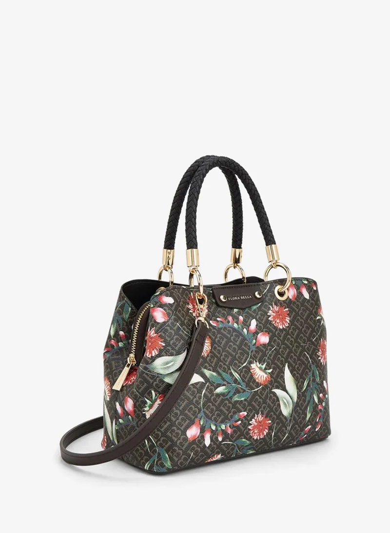 Flora Bella Floral Print Tote Bag With Double Handles
