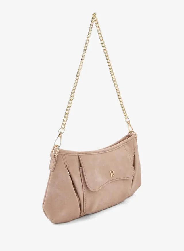 Chain Strap Shoulder Bag GREEN – image 6