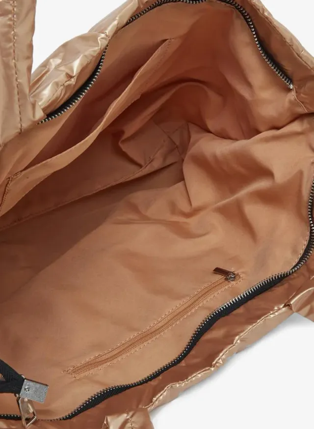 Padded Shopper Bag Gold – image 4