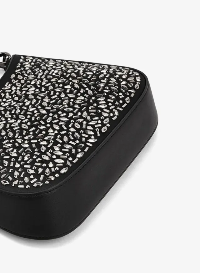 Embellished Shoulder Bag SILVER – image 6