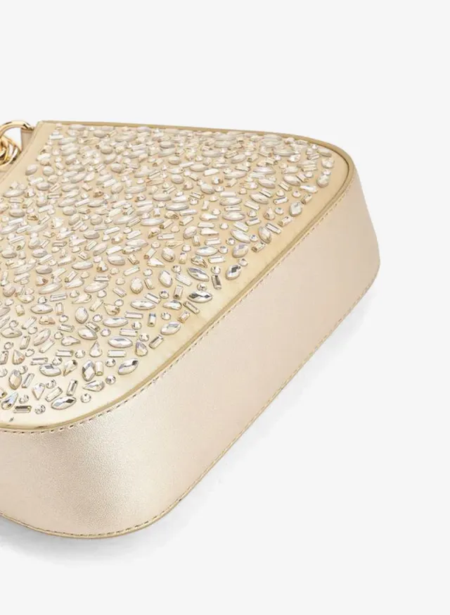 Embellished Shoulder Bag SILVER – image 6