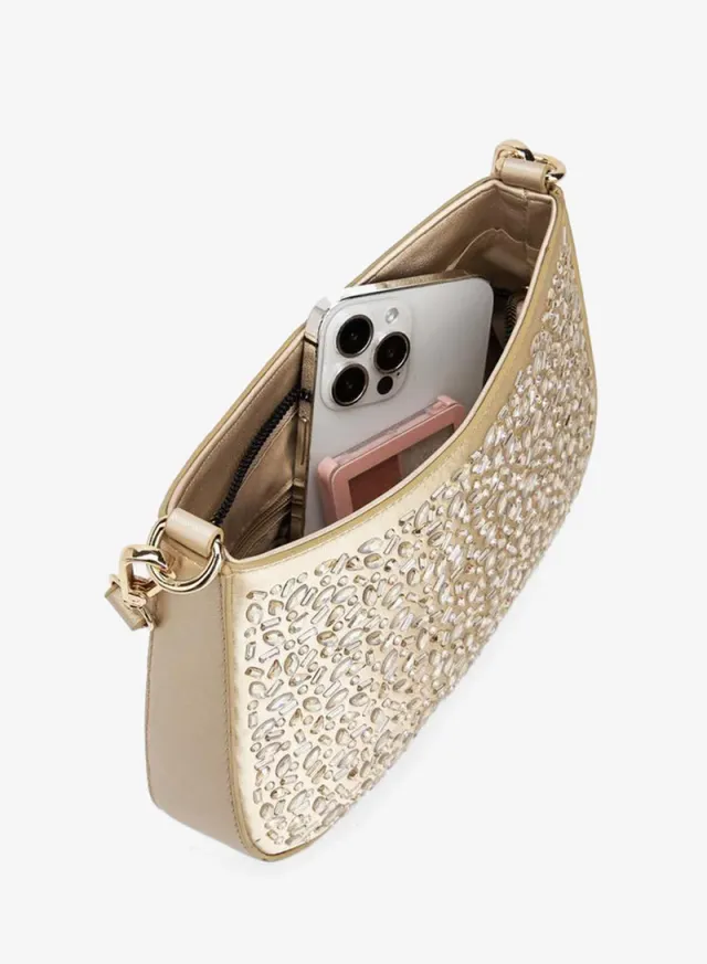 Embellished Shoulder Bag SILVER – image 7