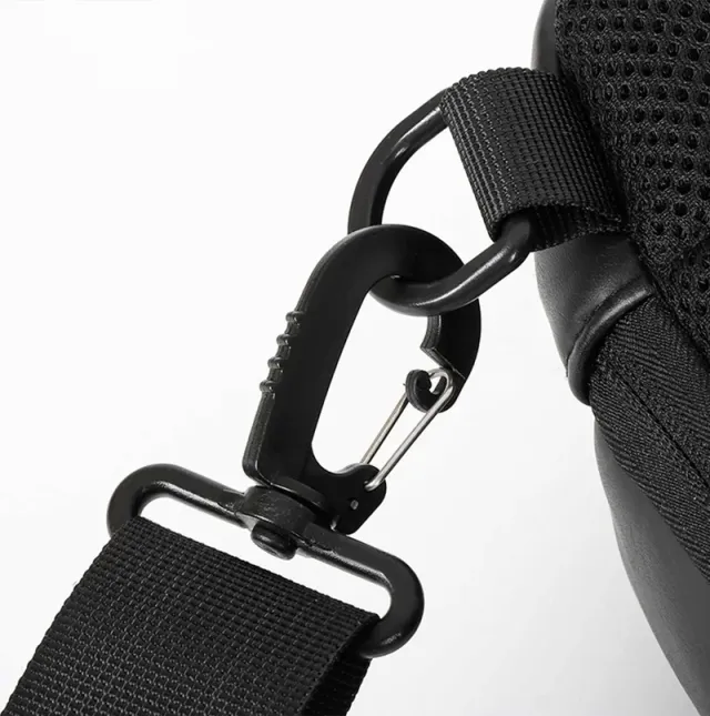 Unisex Anti-Theft Water Resistant Crossbody Bag with USB & Lock grey – image 8