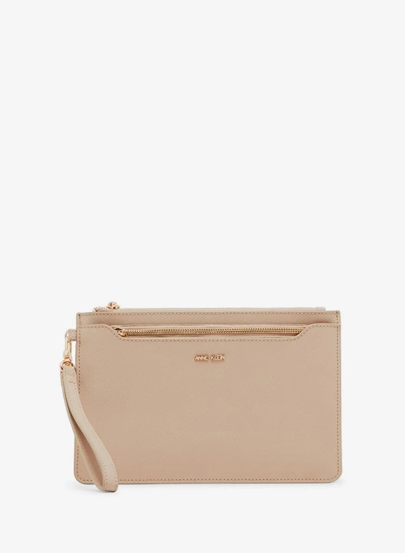 Anne Klein Textured Zip-closure Clutch Bag, MULTI