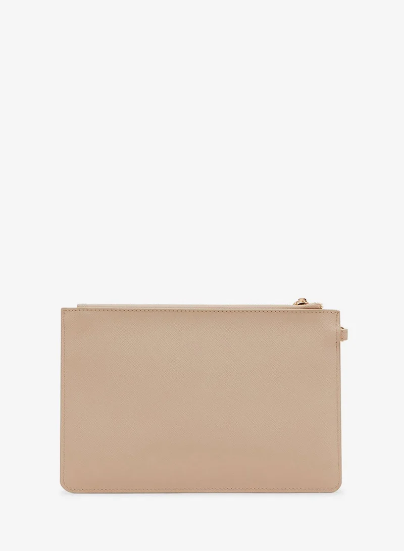 Anne Klein Textured Zip-closure Clutch Bag