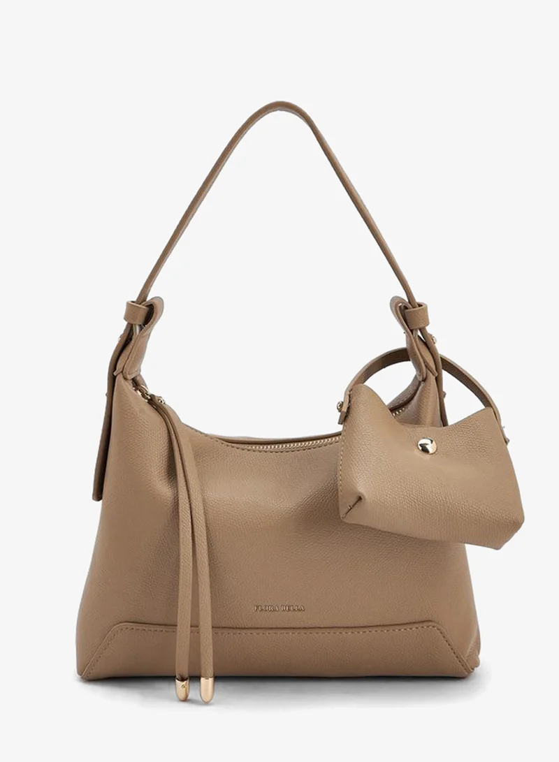 FLORA BELLA SHOULDER BAG Beige
