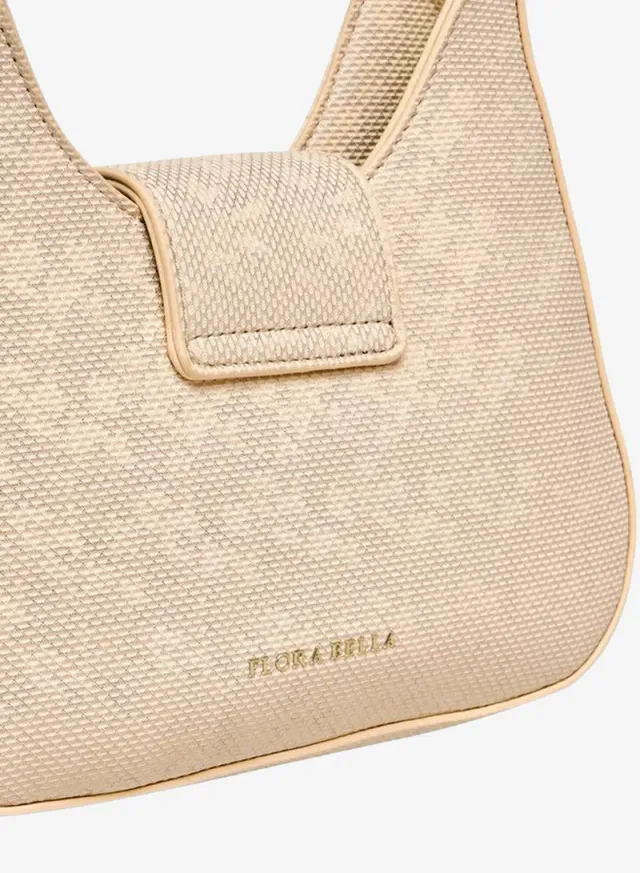Textured Embellished Shoulder Bag black – image 5
