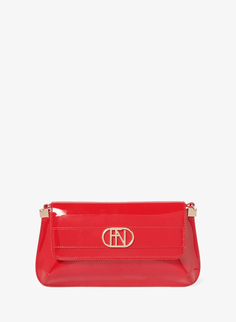 SHILOH Glossy Shoulder Bag