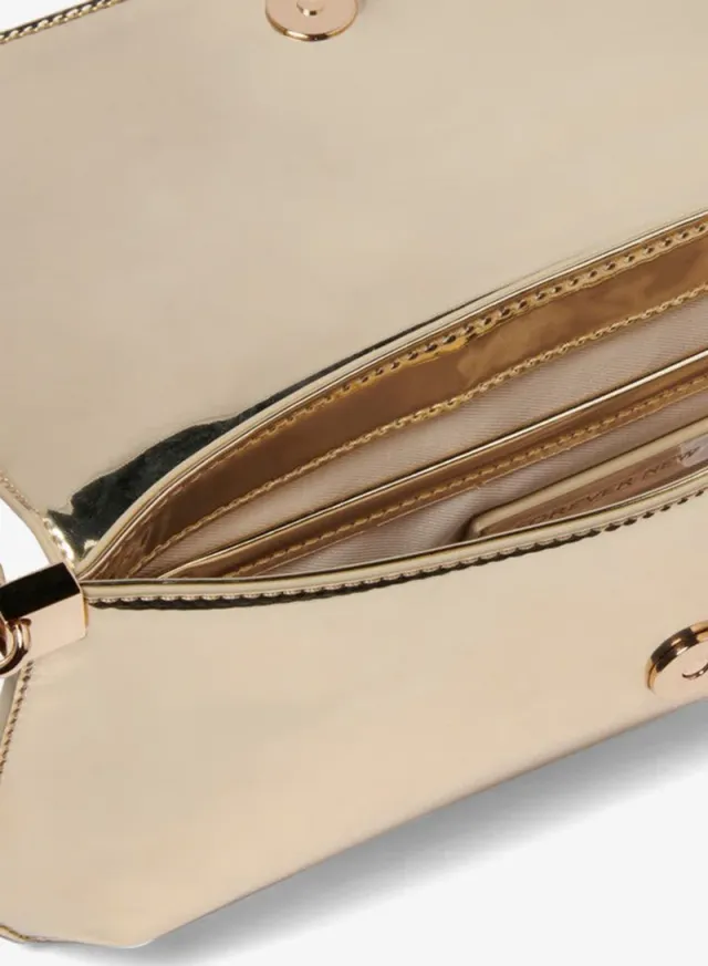SHILOH Metallic Shoulder Bag GOLD – image 4