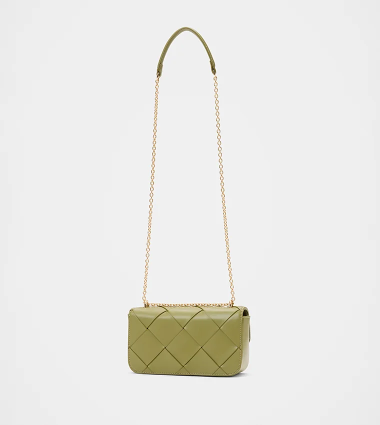 Lulu Lattice Chain Bag