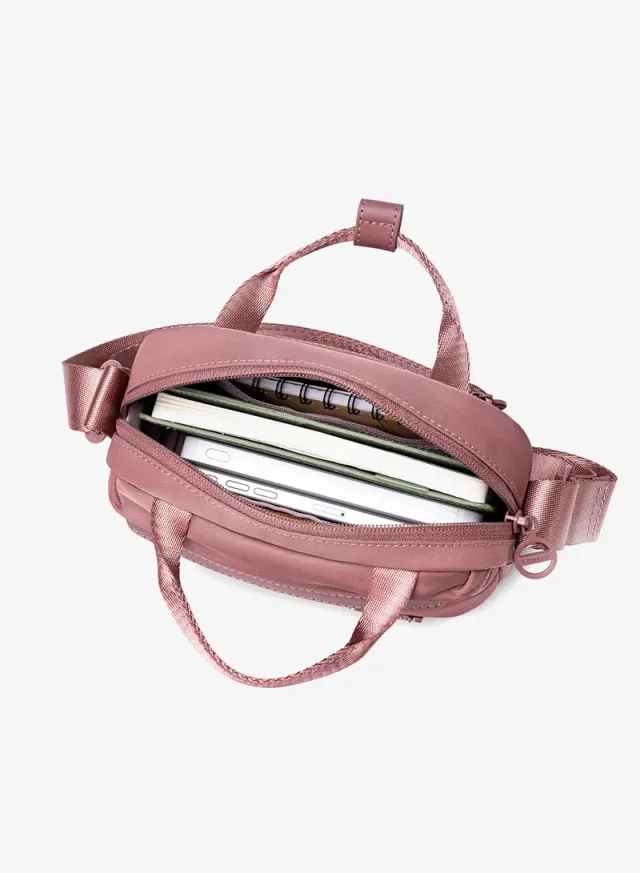 Durable Water Resistant Multifunctional Anti-Theft Women's Shoulder Sling Bag Khaki – image 4
