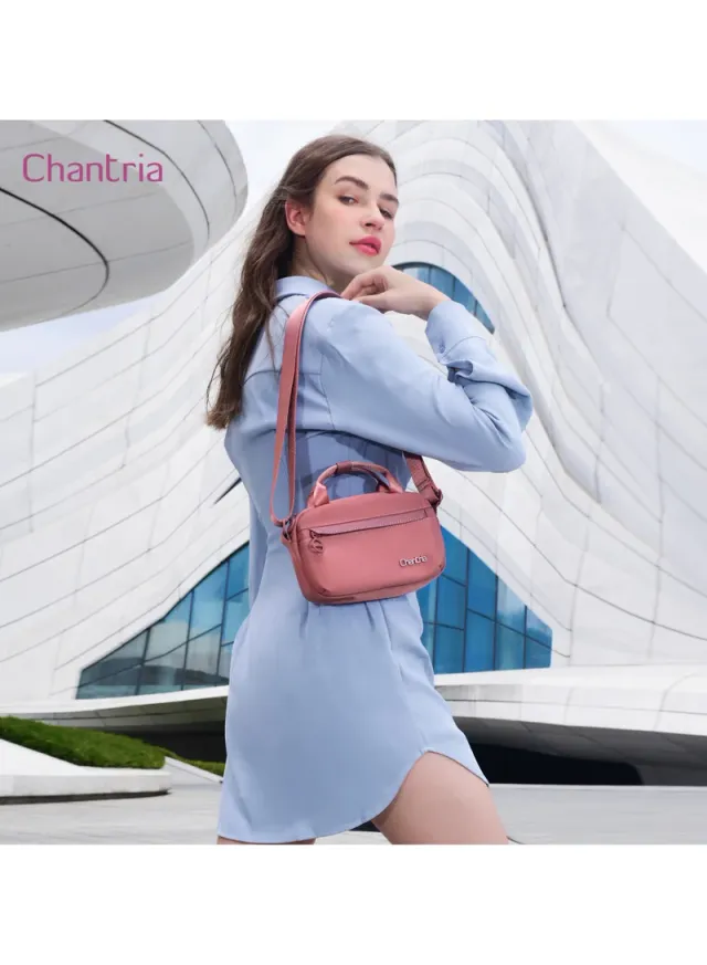 Durable Water Resistant Multifunctional Anti-Theft Women's Shoulder Sling Bag Khaki – image 8