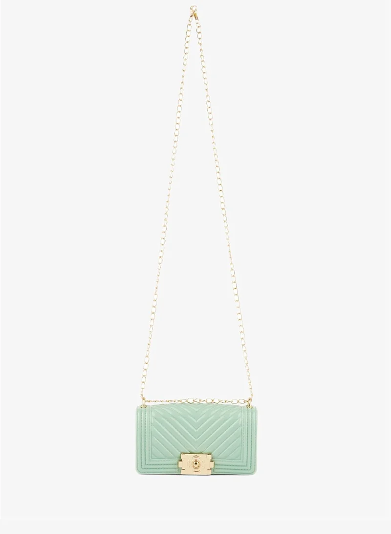 Quilted Sling Bag Mint