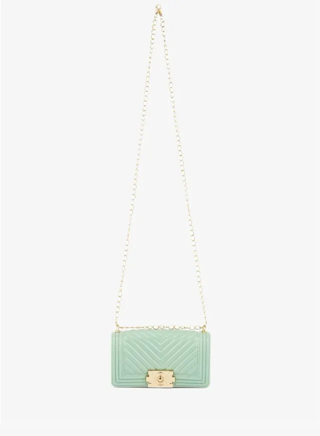 Quilted Sling Bag Mint