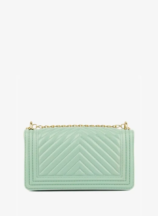 Quilted Sling Bag Mint – image 4