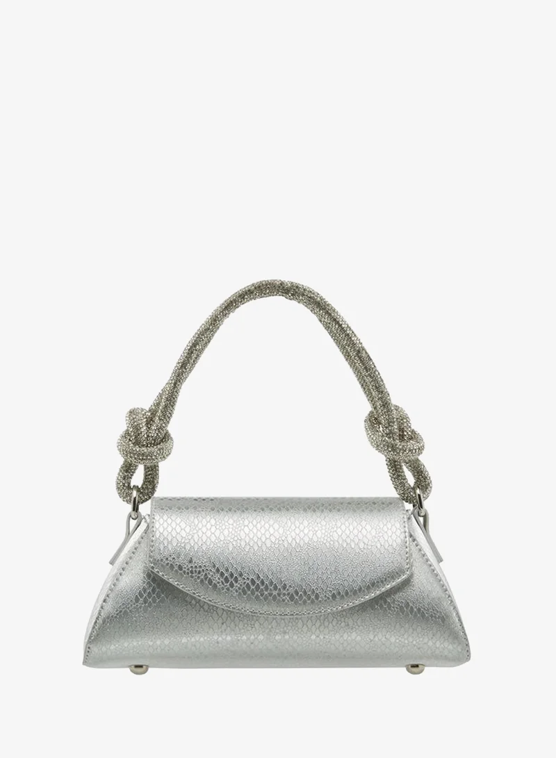 Flap Shoulder Bag White