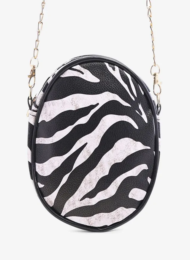 Canteen Bag Animal Print Black Zebra – image 3