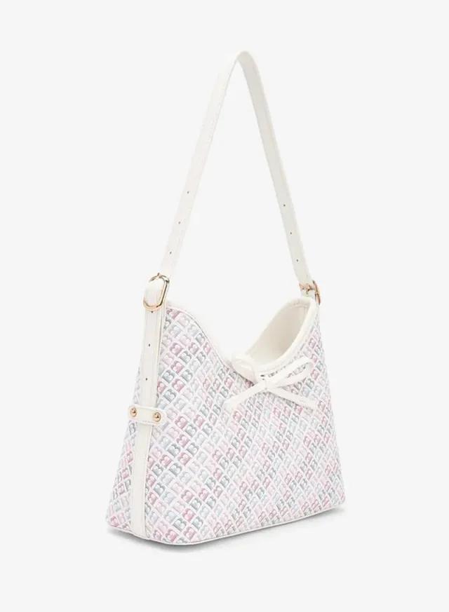 Flora Bella Monogram Print Shoulder Bag MULTICOLOR – image 3
