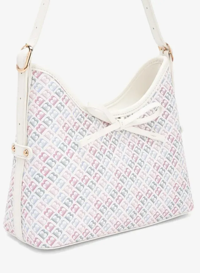 Flora Bella Monogram Print Shoulder Bag MULTICOLOR – image 4