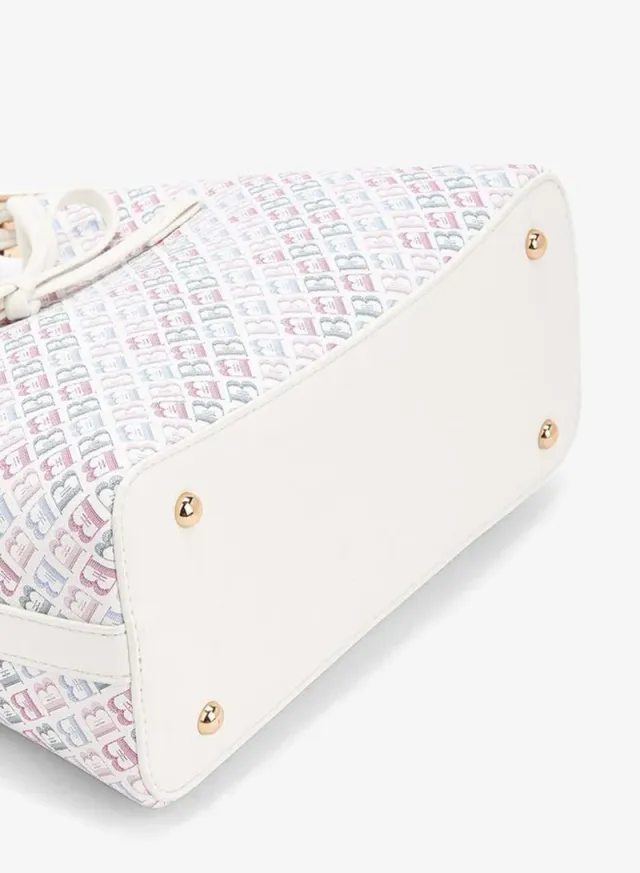Flora Bella Monogram Print Shoulder Bag MULTICOLOR – image 6