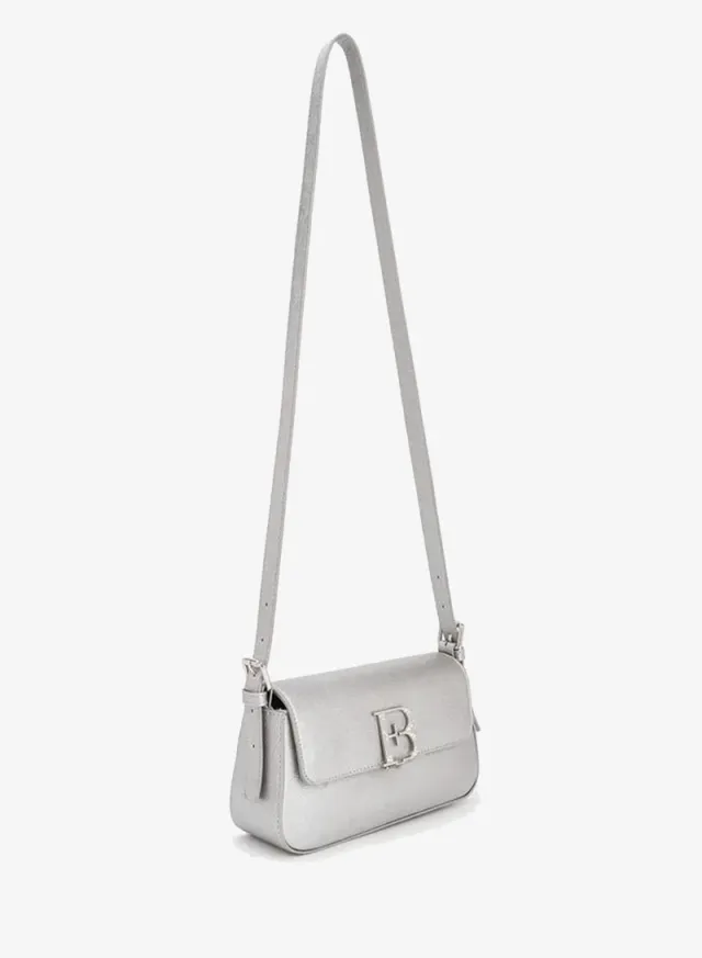 Floral Bella Embellished Logo Crossbody Bag SILVER – image 2