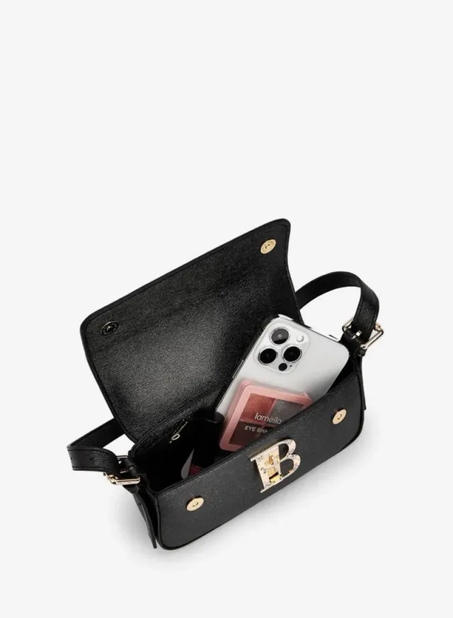 Floral Bella Embellished Logo Crossbody Bag SILVER – image 7