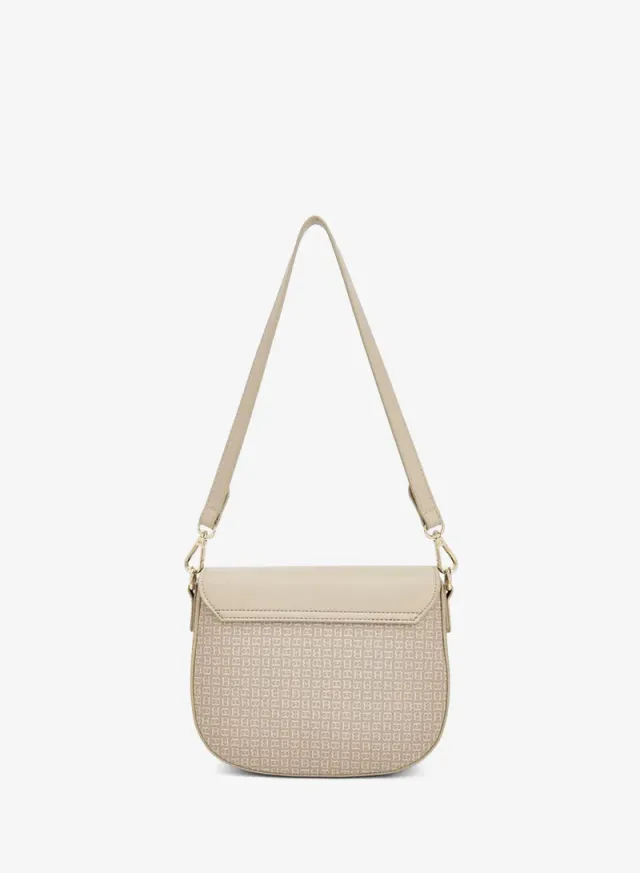 Flora Bella Monogram Shoulder Bag with Additional Strap BROWN – image 3