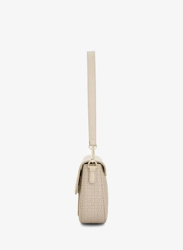 Flora Bella Monogram Shoulder Bag with Additional Strap BROWN – image 4