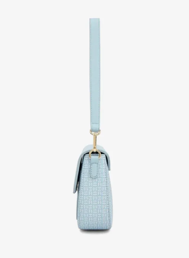 Flora Bella Monogram Print Shoulder Bag With Flap MULTICOLOUR – image 5