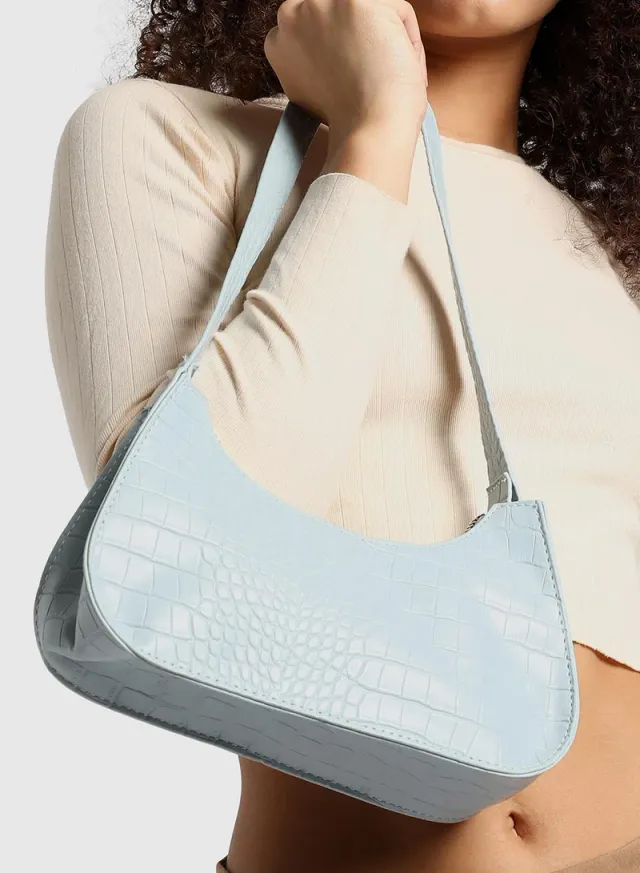Croc Mini Bag Powder Blue – image 5