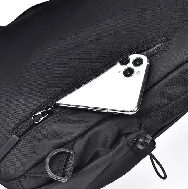 Unisex Durable Water Resistant Anti-Theft Cross-body Sling Bag BLUE – image 5