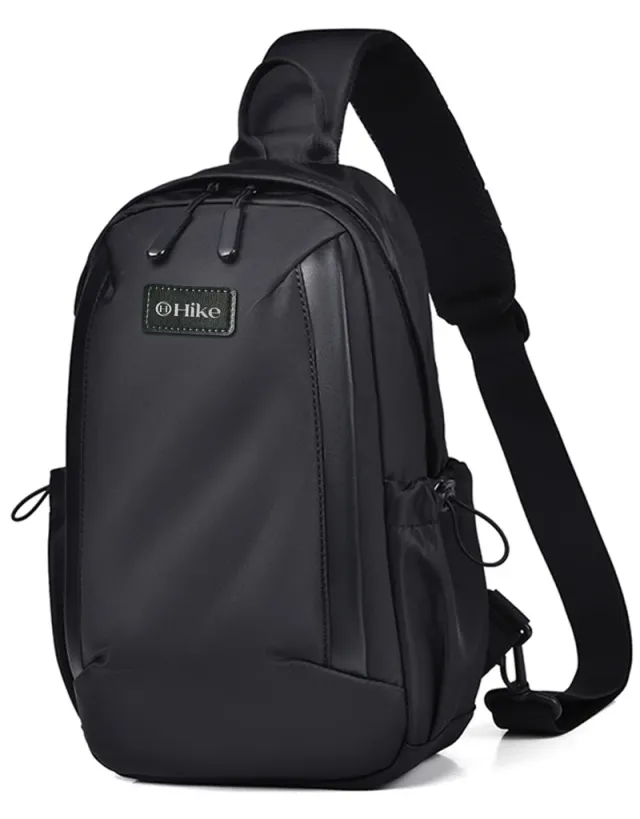 Unisex Durable Water Resistant Anti-Theft Cross-body Sling Bag BLUE