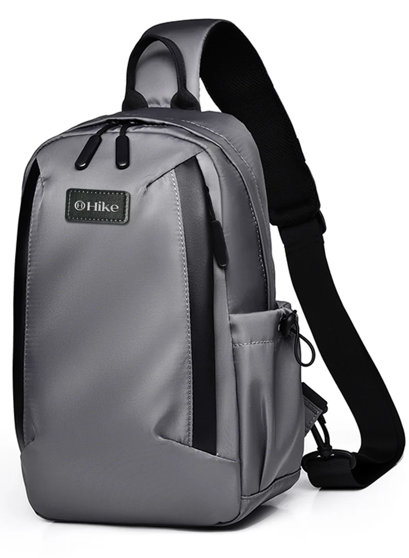 Unisex Durable Water Resistant Anti-Theft Cross-body Sling Bag BLUE