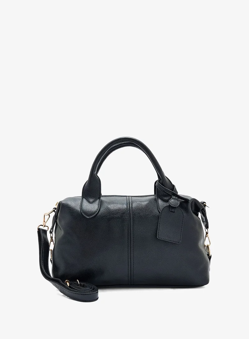 Grain Shoulder Bag Black