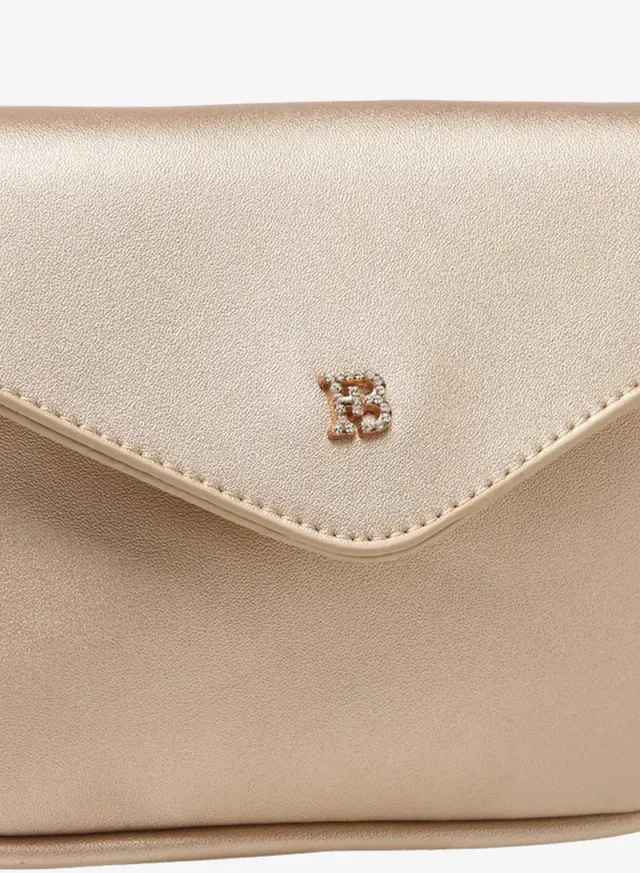 Flora Bella Textured Crossbody Bag Gold – image 4