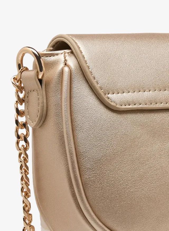 Flora Bella Textured Crossbody Bag Gold – image 5