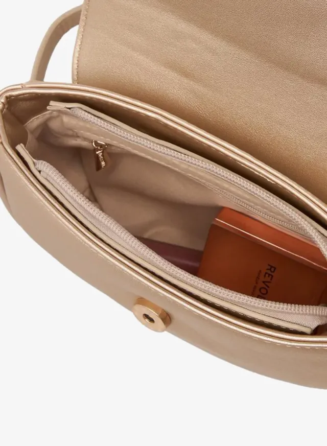 Flora Bella Textured Crossbody Bag Gold – image 7