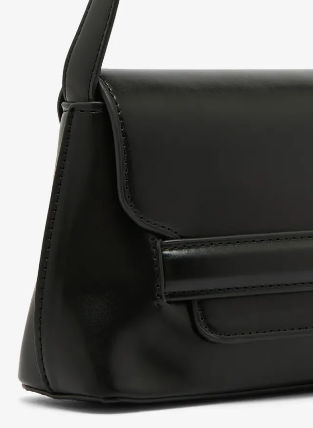 Structured East-West Shoulder bag Black – image 3