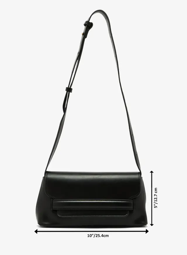 Structured East-West Shoulder bag Black – image 5