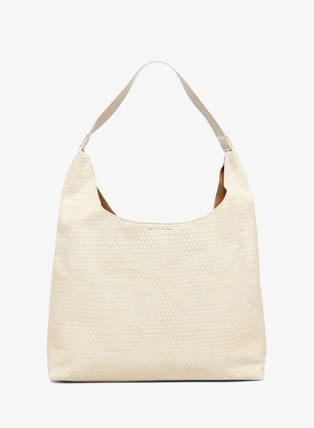 Braided Shoulder Bag Set Cream – image 3