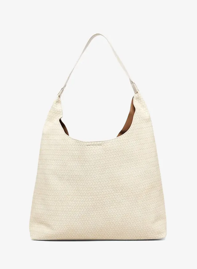 Braided Shoulder Bag Set Cream – image 5