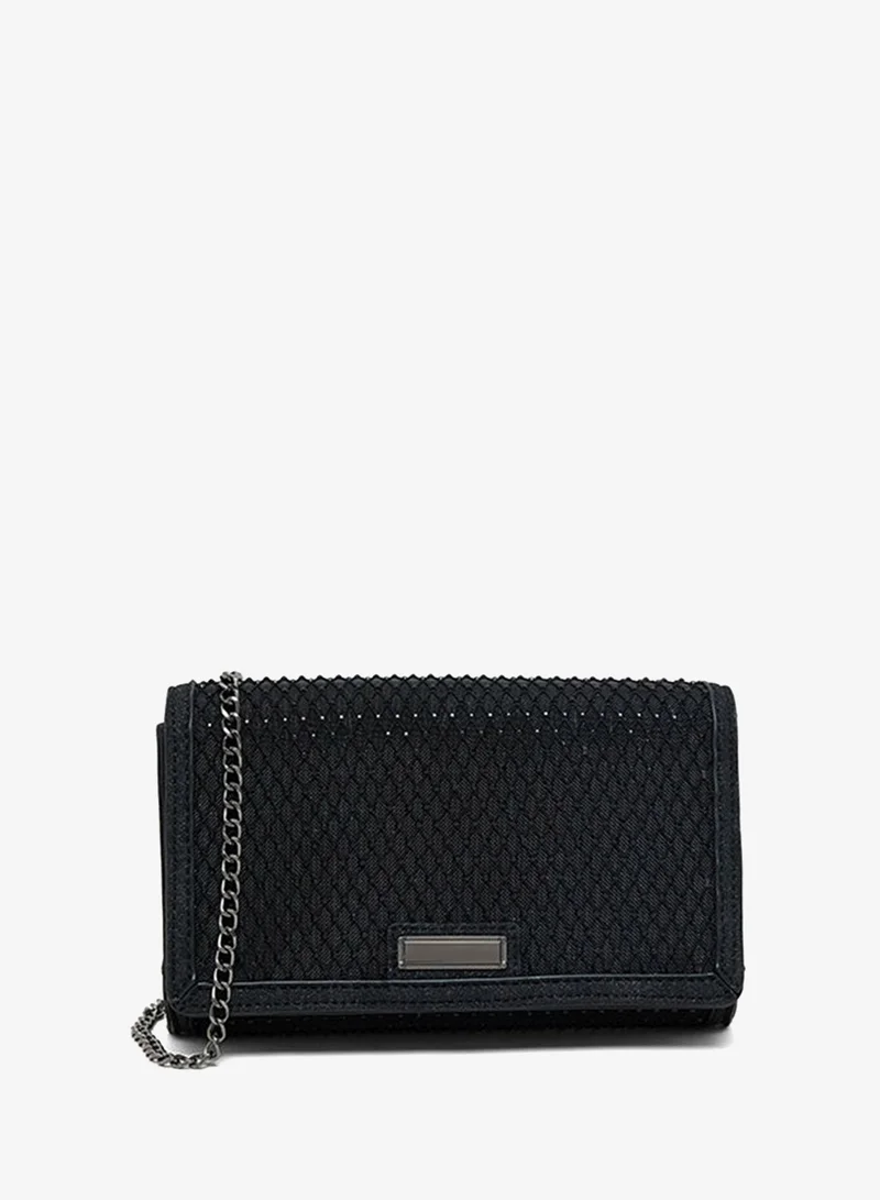 Embellished Sling Bag Black