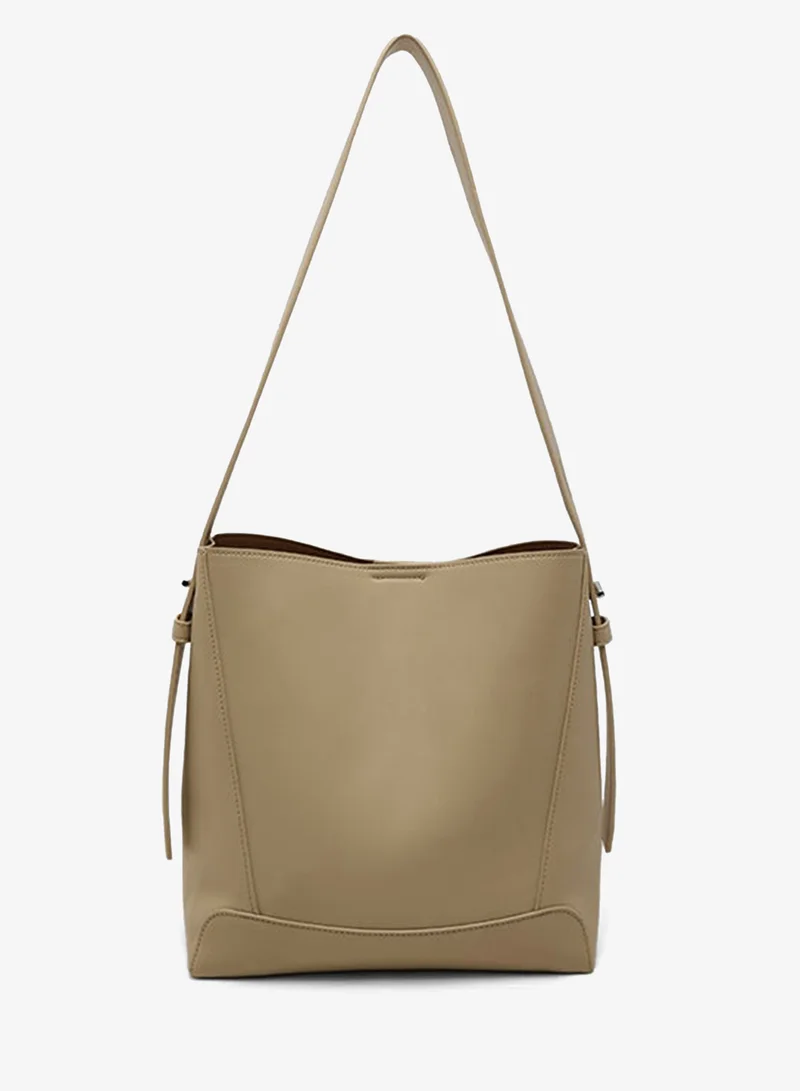 Solid Shoulder Bag