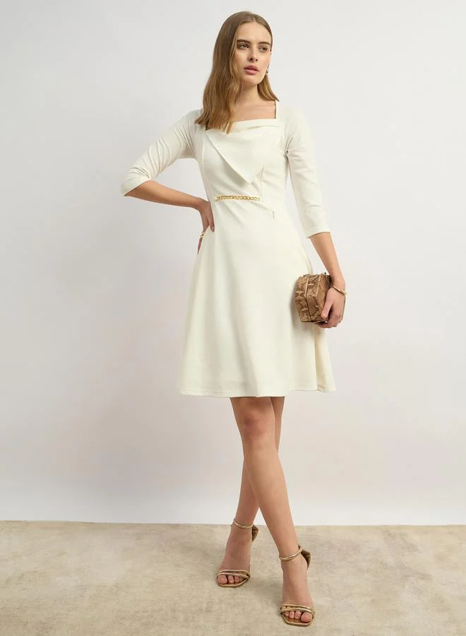 A-Line Dress ivory