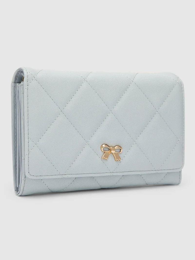 Globus Women Blue Textured Pouch Sling Bag
