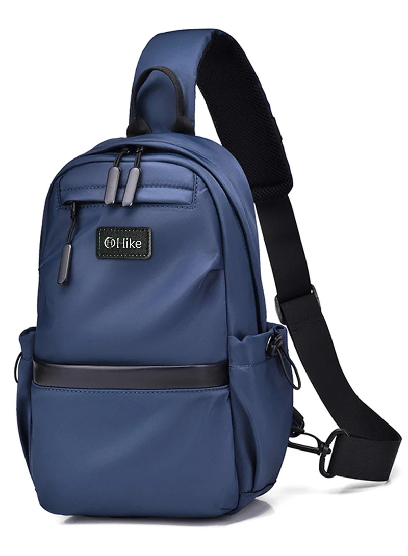 Unisex Anti-Theft Water Resistant Sling Bag Blue