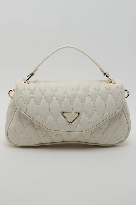 Quilted Mini Bag Cream
