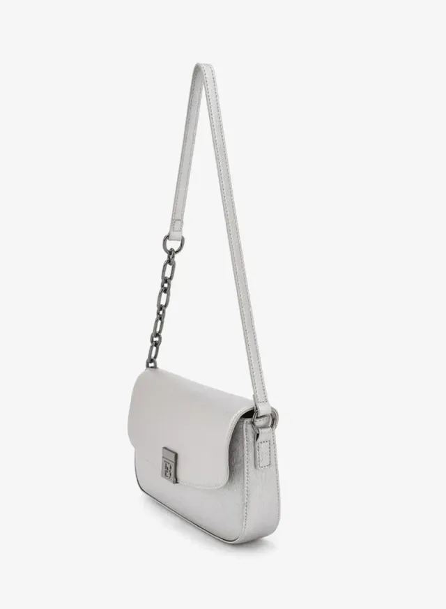 Metallic PU Shoulder Bag GOLD – image 5