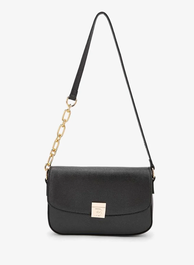 Metallic PU Shoulder Bag GOLD
